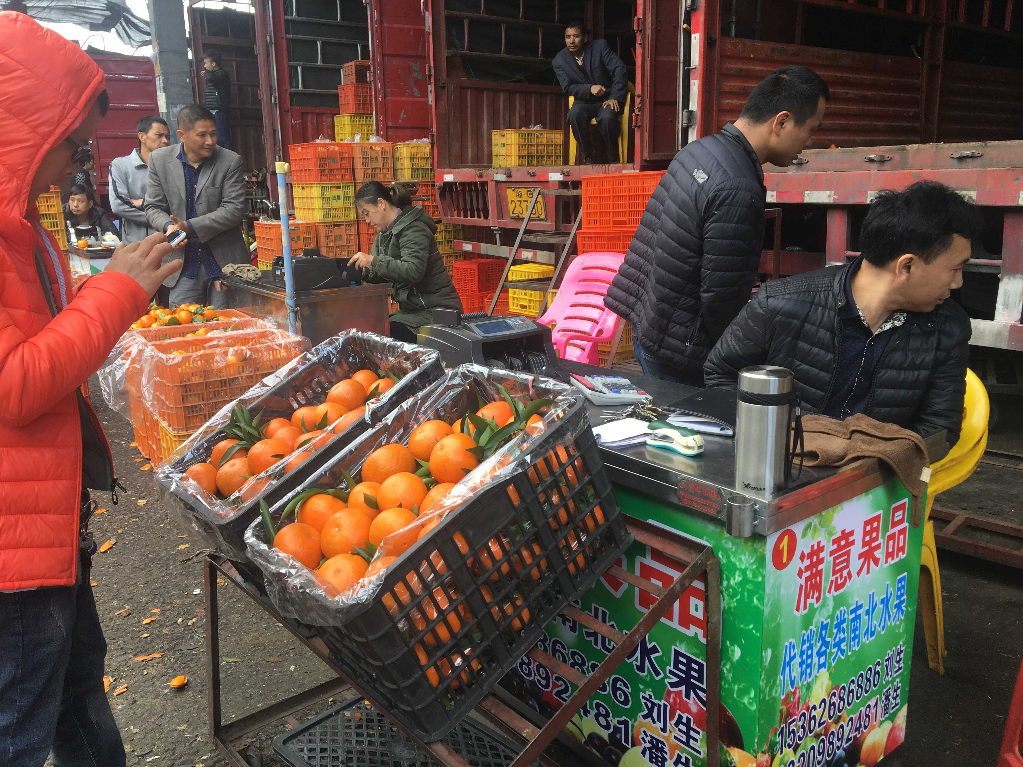 代销西瓜、代销柑桔橙、代销芒果、代销柚子-东莞下桥水果批发市场