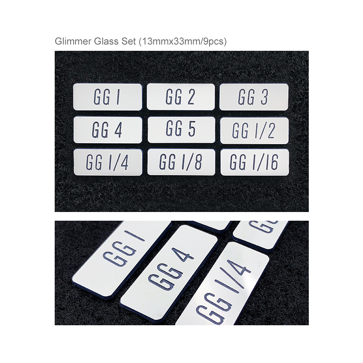 GlimmerGlassSet-13mmx33mm9pcs