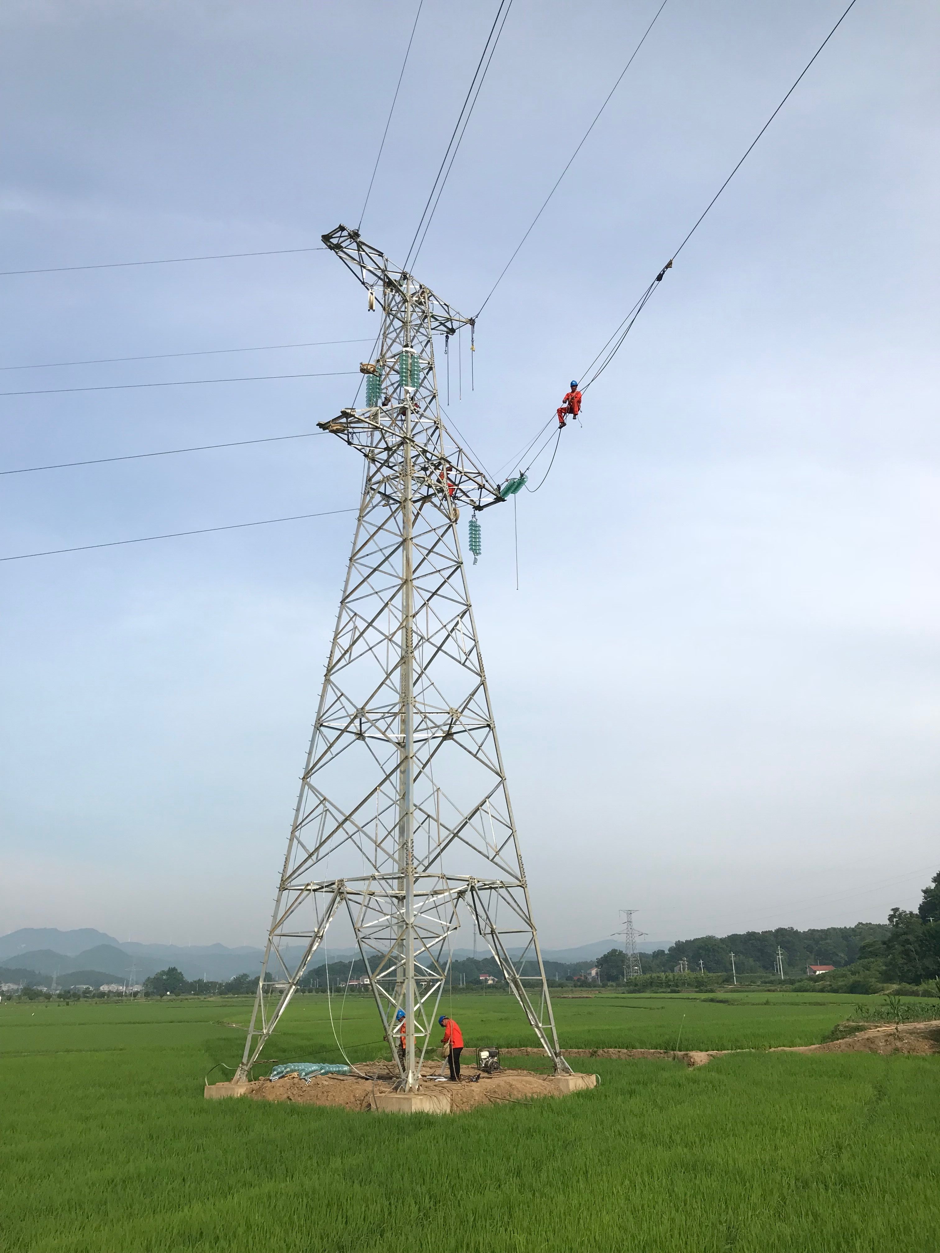 风电场35kv集电线路图片