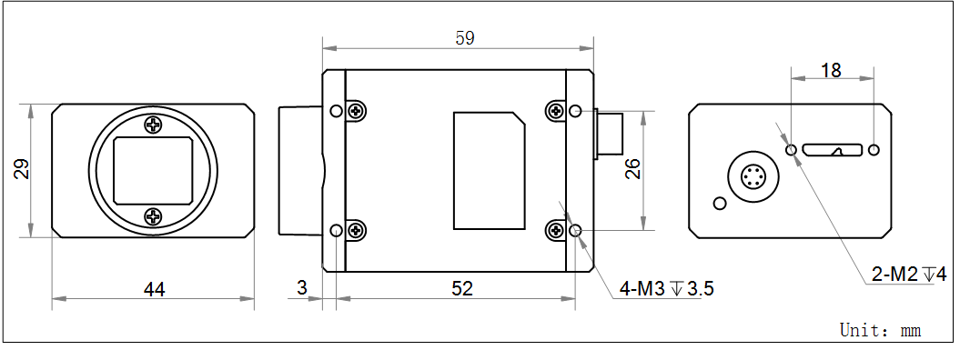 MV-CE200-10UMMV-CE200-10UC外形尺寸