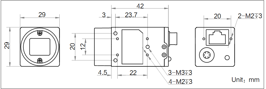 MV-CE200-11GMMV-CE200-11GC外形尺寸