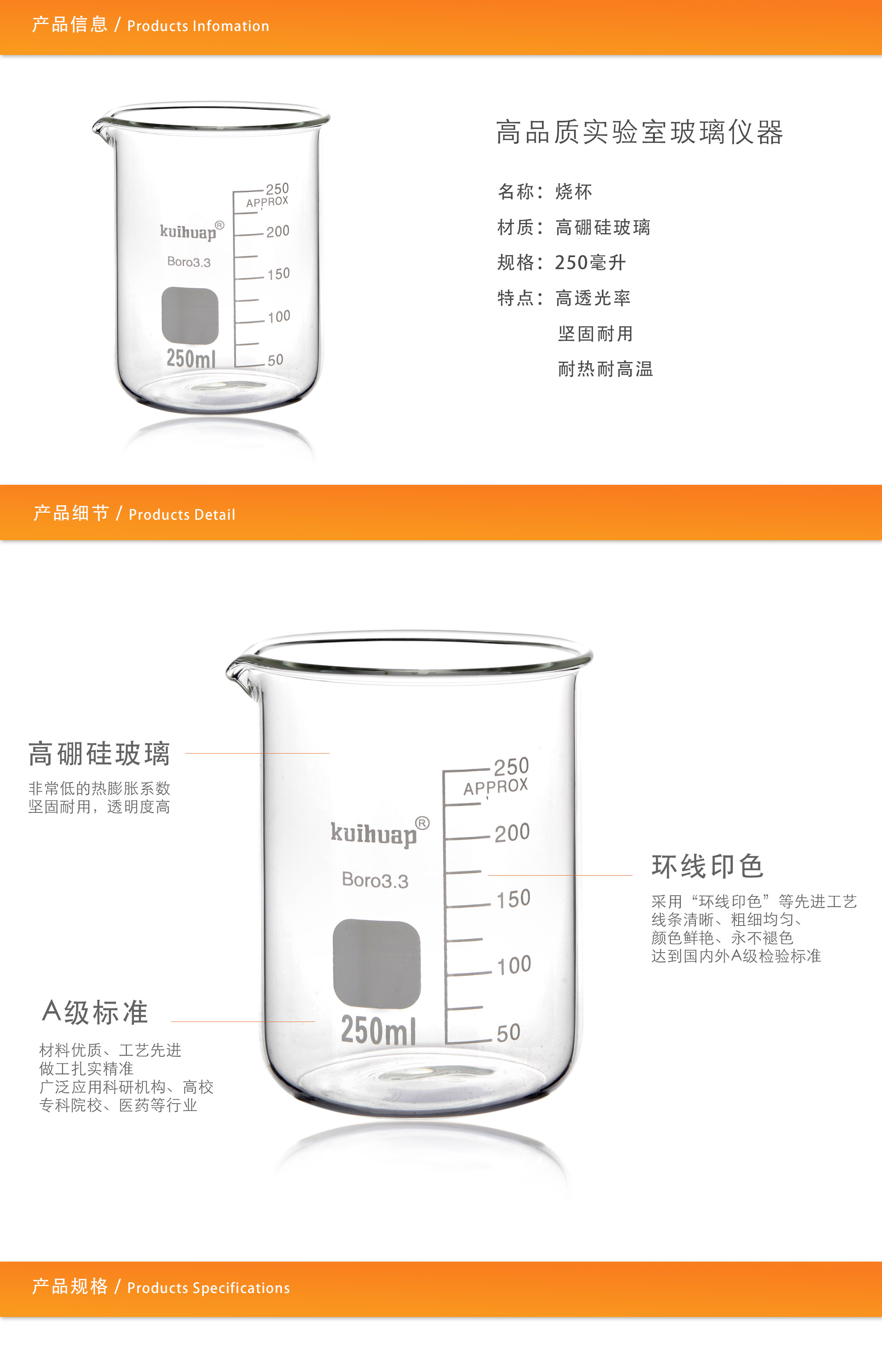 烧杯250ml
