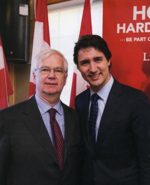 加拿大总理特鲁多先生会见我会副会长Douglas Lash博士