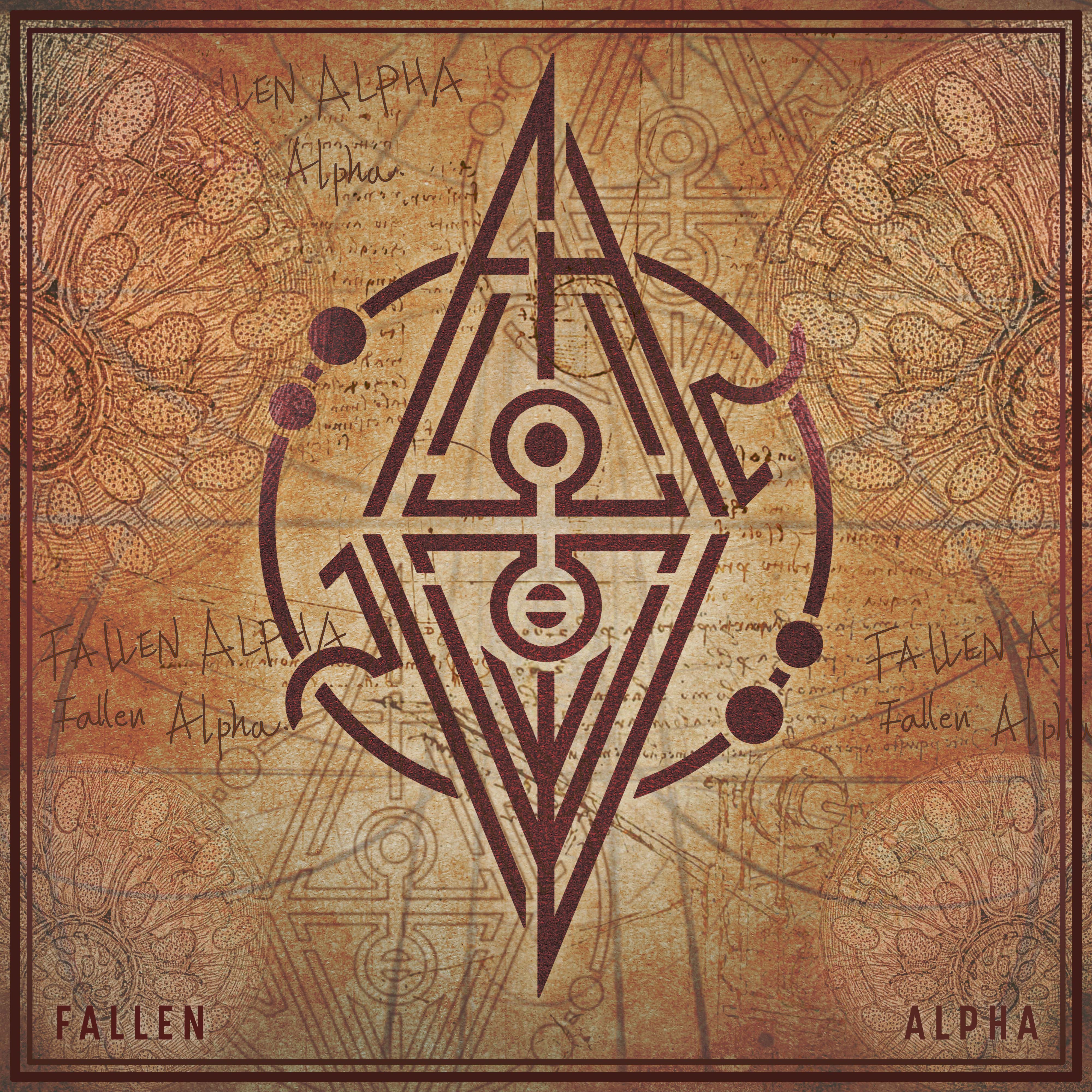 Fallen Alpha 乐队Logo Progressive 版本