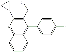 YB12-3-溴甲基-2-环丙基-4--4’-氟苯基喹啉