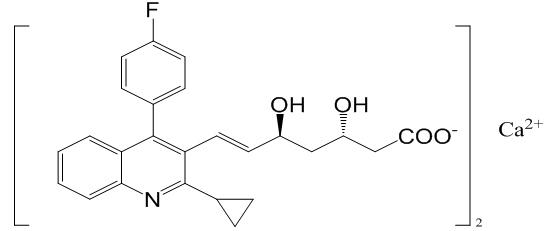 杂质对照品结构式-zzh02--3S,5S-匹伐他汀钙