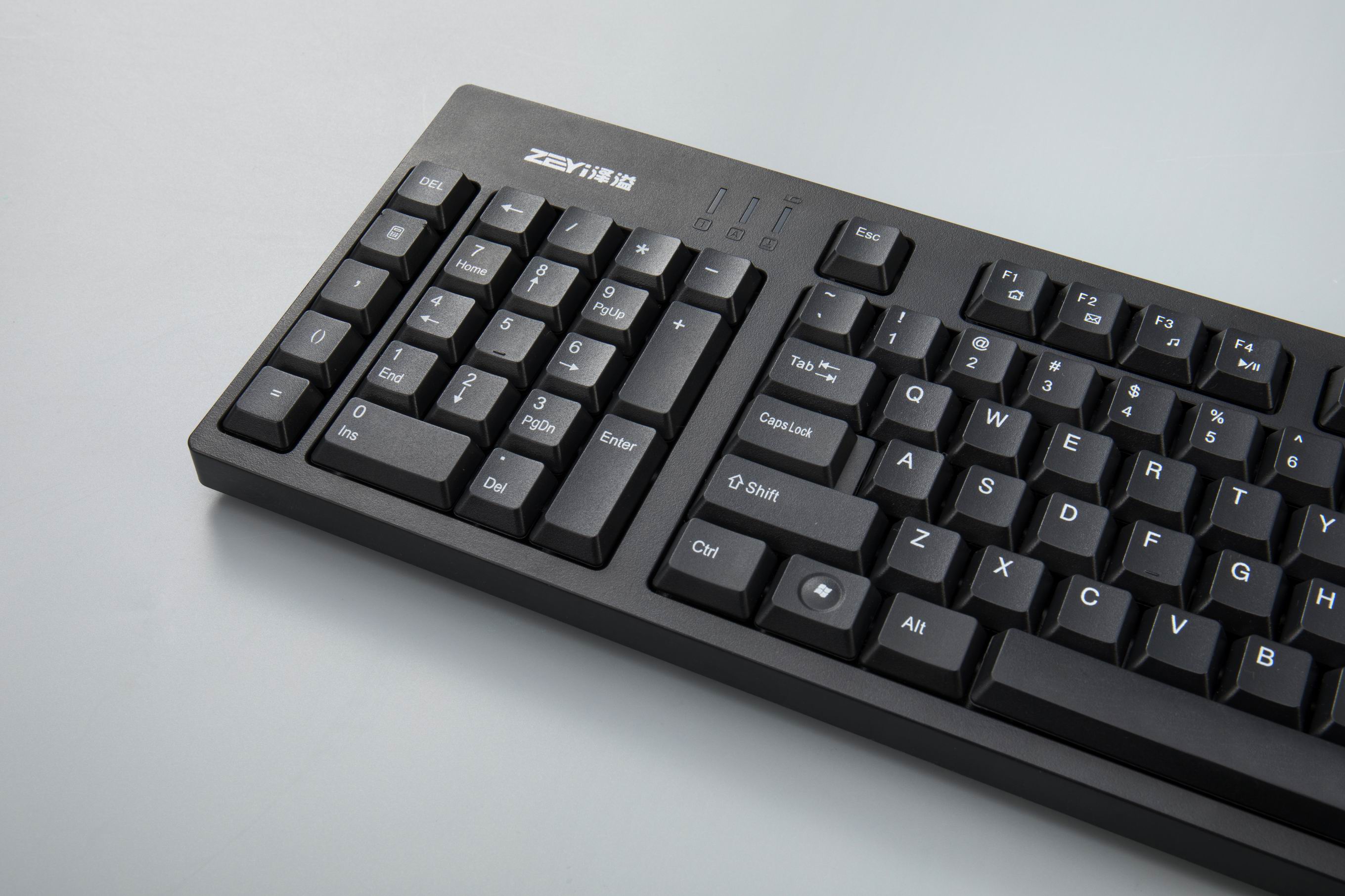 数字键在左边的键盘