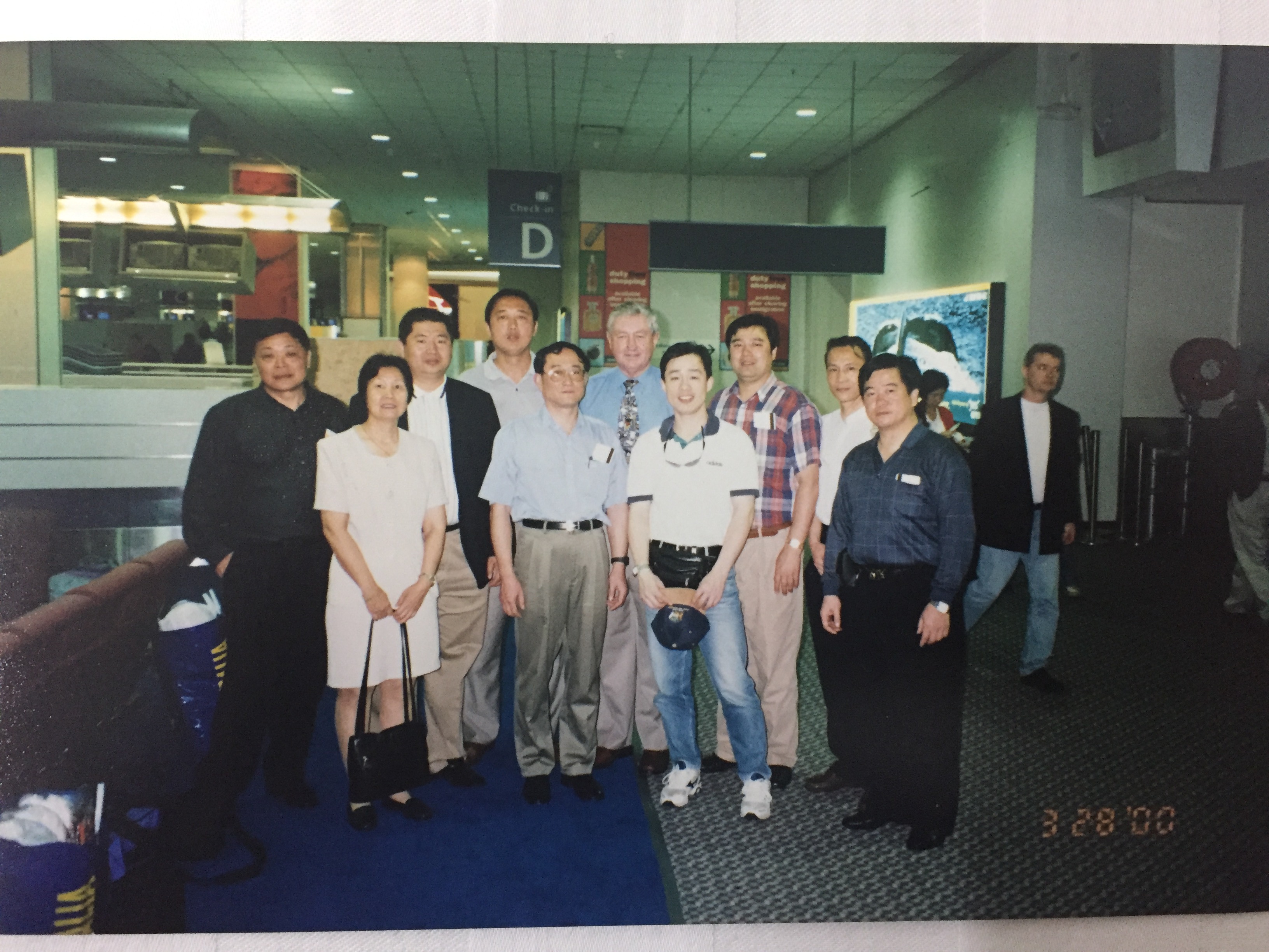2000年3月中国观察团在澳大利亚考察世界救生锦标赛全体成员
