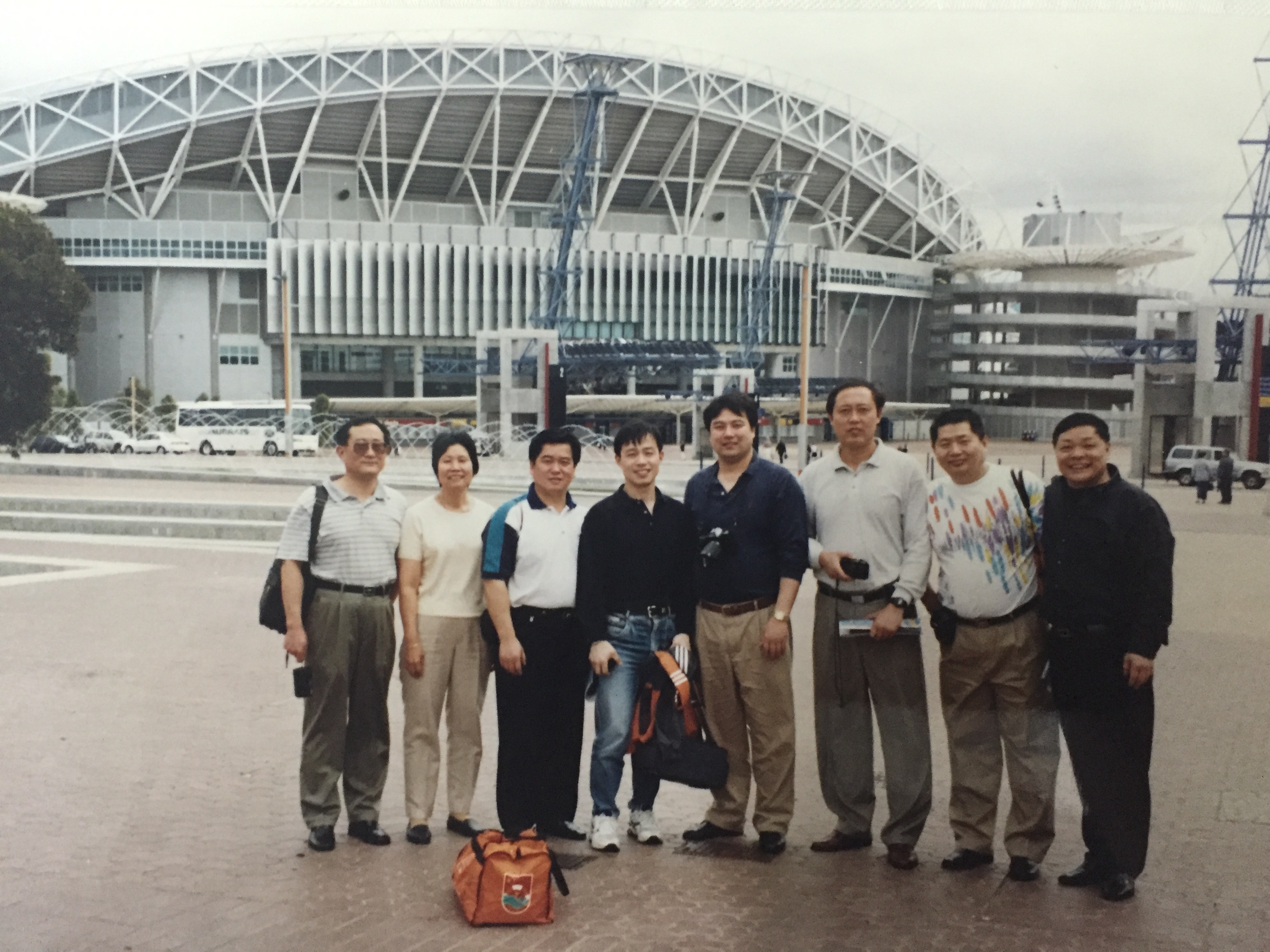 2000年3月中国观察团在澳大利亚考察世界救生锦标赛全体人员