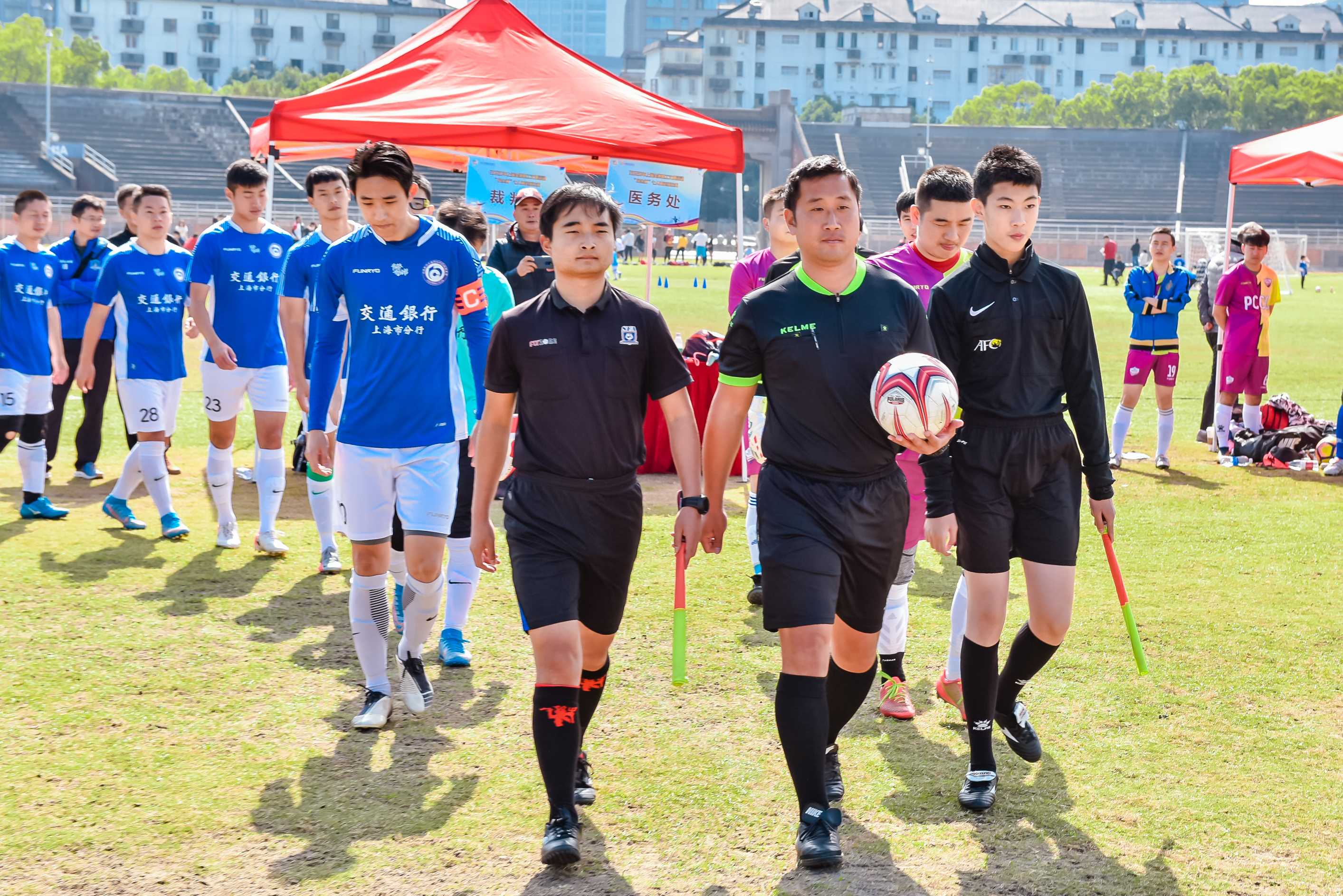 杭州市机关“一季一赛”七人制足球赛正式开幕_比赛