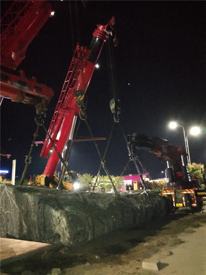 沧州吊车出租施工现场