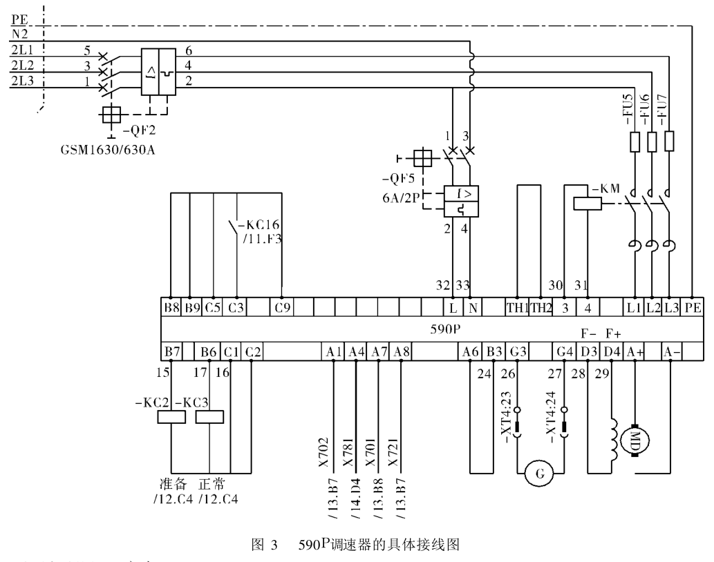 590p系列直流调速器在双螺杆挤压造粒机主机调速中的应用