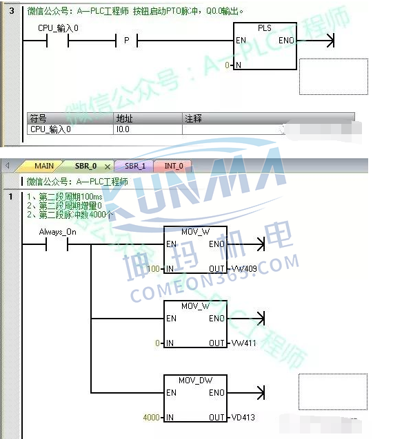 西門子plc如何控制步進電機?