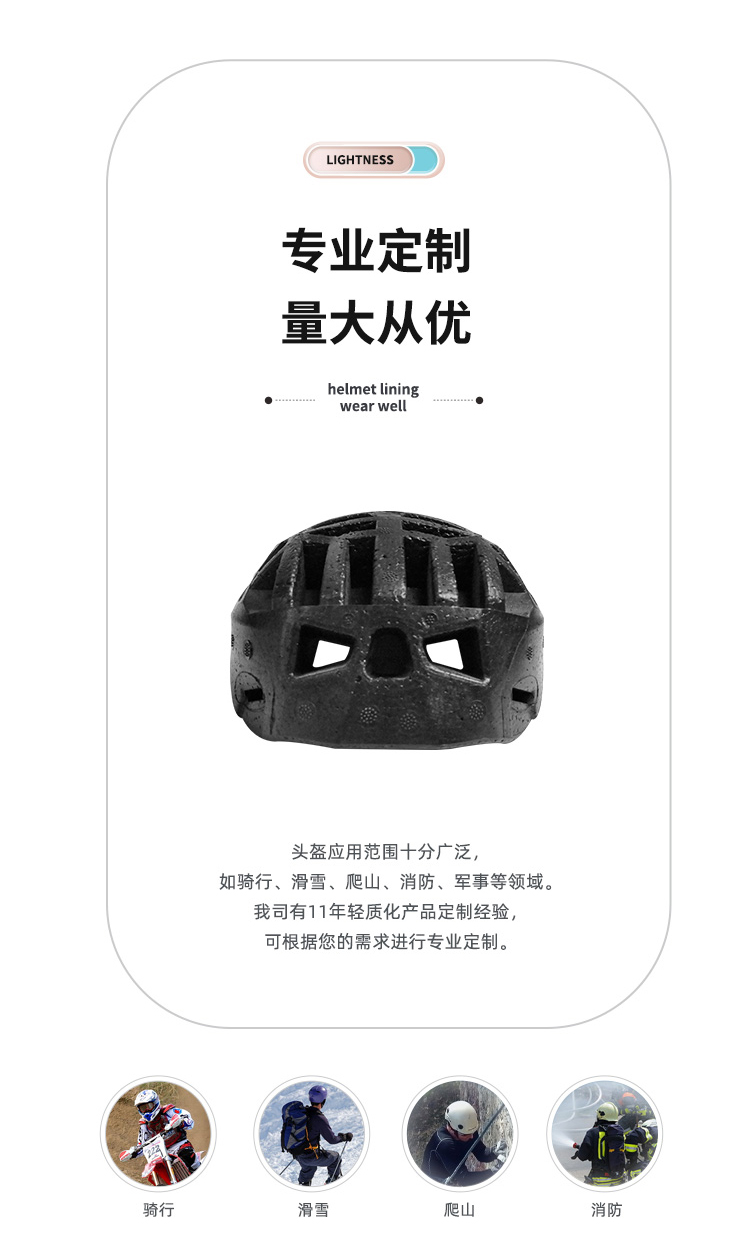 EPP头盔|EPP头盔内衬|FAST头盔内衬|头盔定制|减震头盔内衬