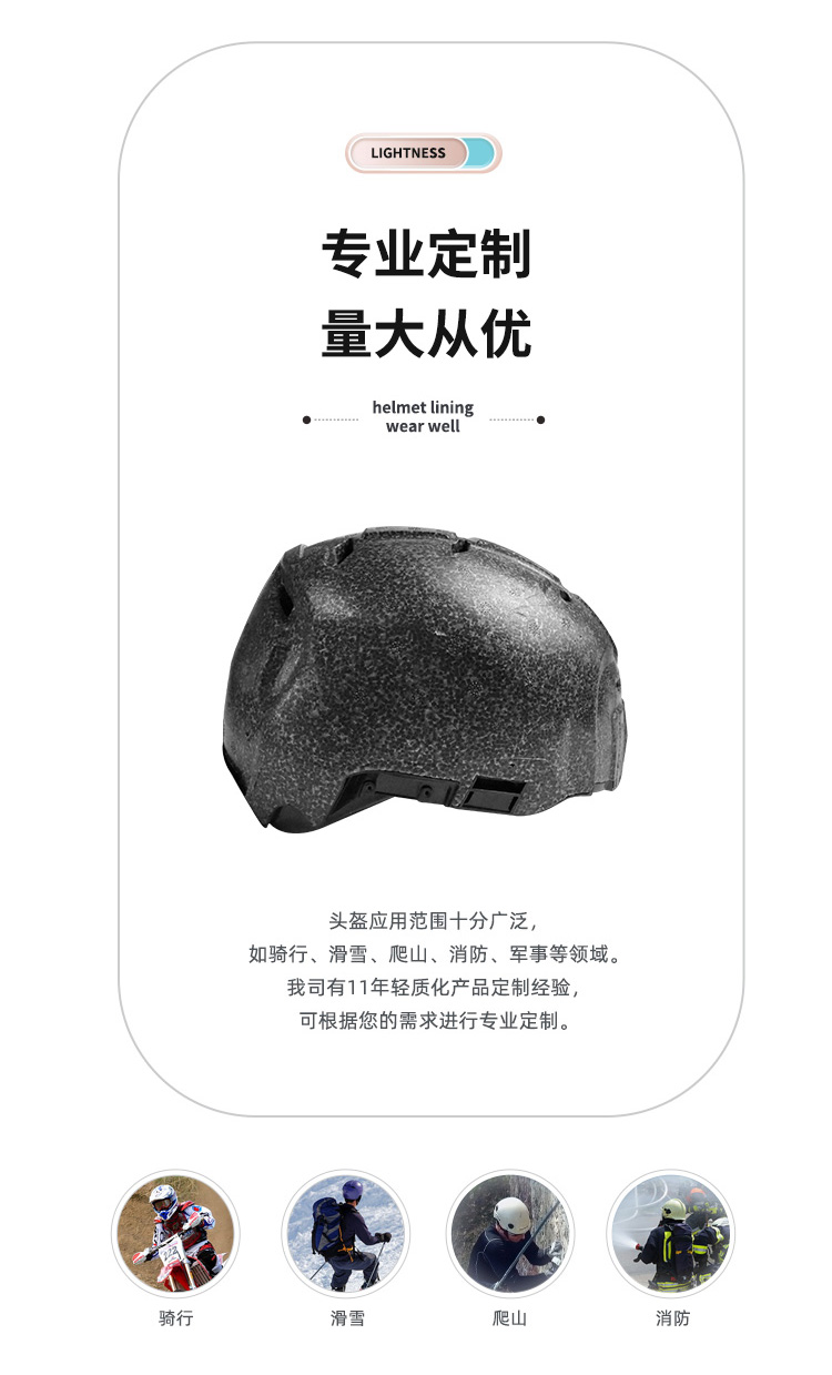 EPP头盔|EPP头盔内衬|FAST头盔内衬|头盔定制|减震头盔内衬