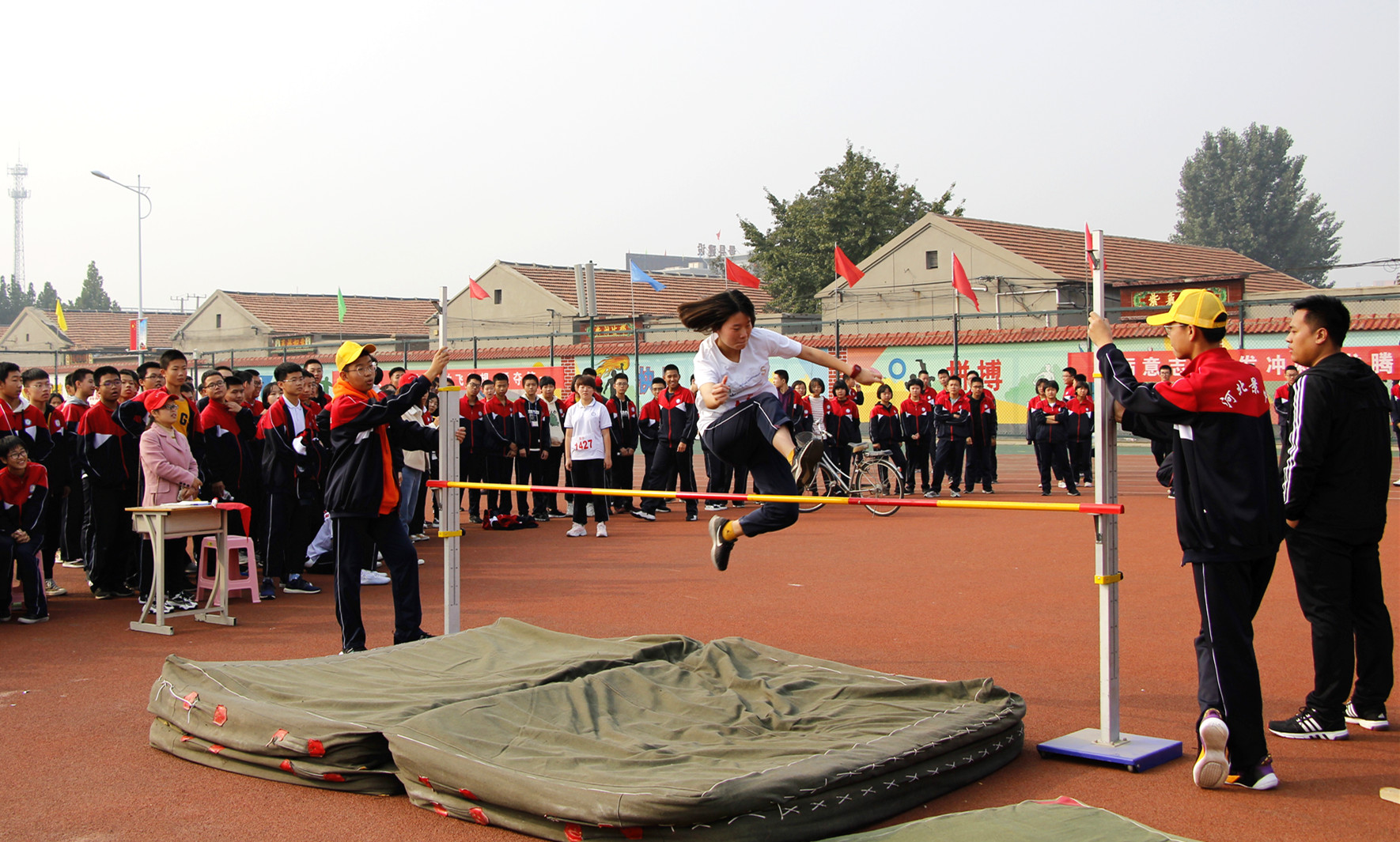 运动会河北景县中学2019年秋季运动会赛场掠影