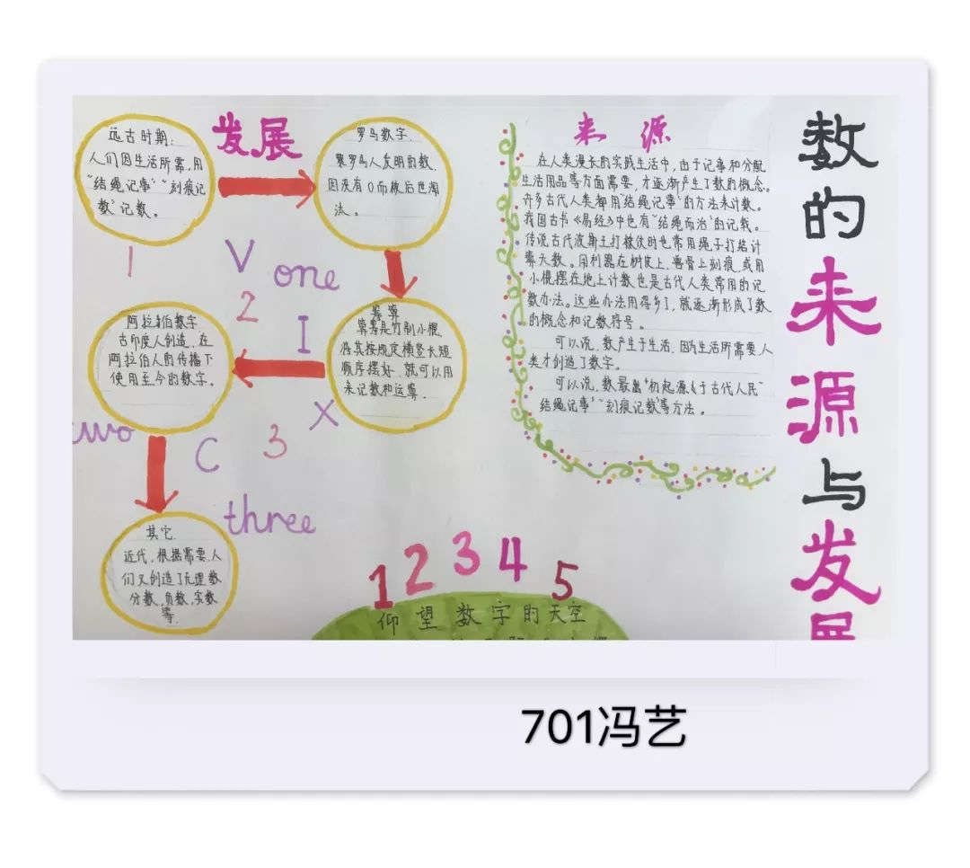 数学小报探索数的起源