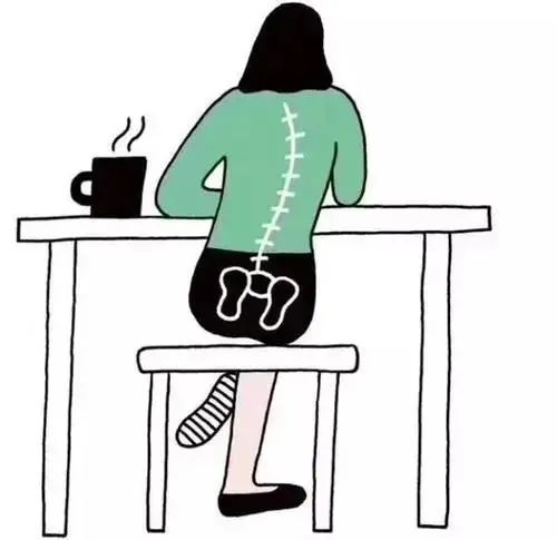 跷二郎腿是否会导致脊柱侧弯