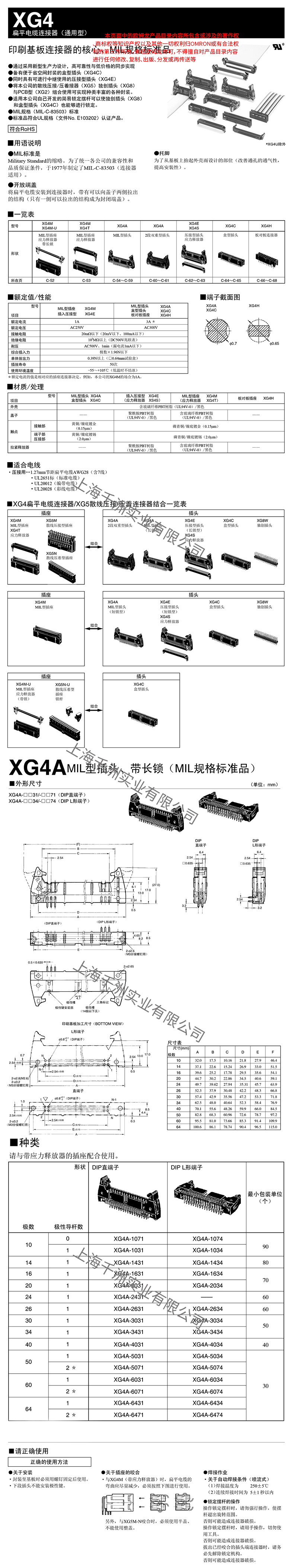 XG4A参数详情