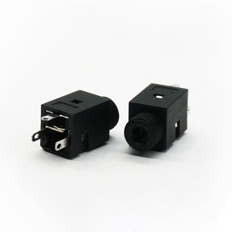 5耳机插座pj-341-3p脚带螺母pj341音频视频接口母座 千洲