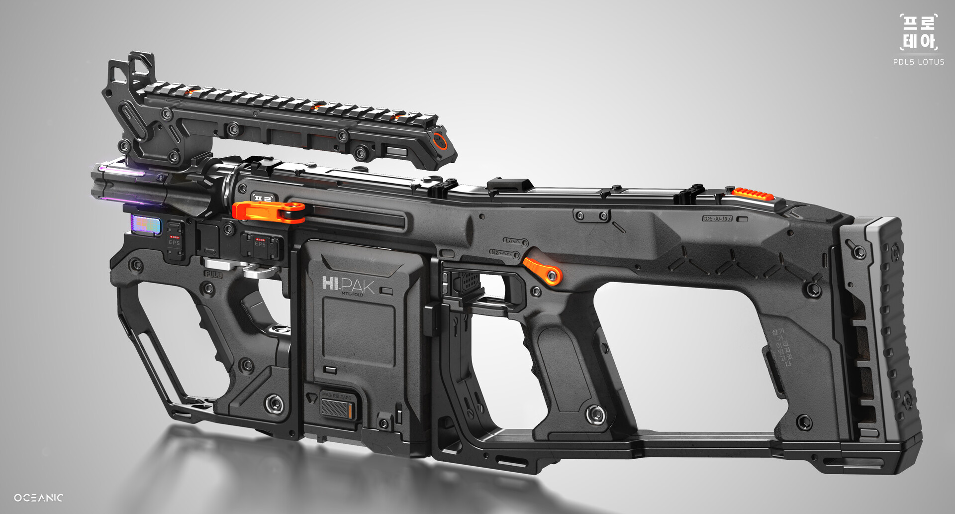 武器本是为了守护：3D枪支Glock17 渲染设计 - 普象网