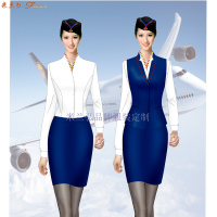「北京空姐服定制」航空公司空姐服新款套装图片_价格_厂家-2