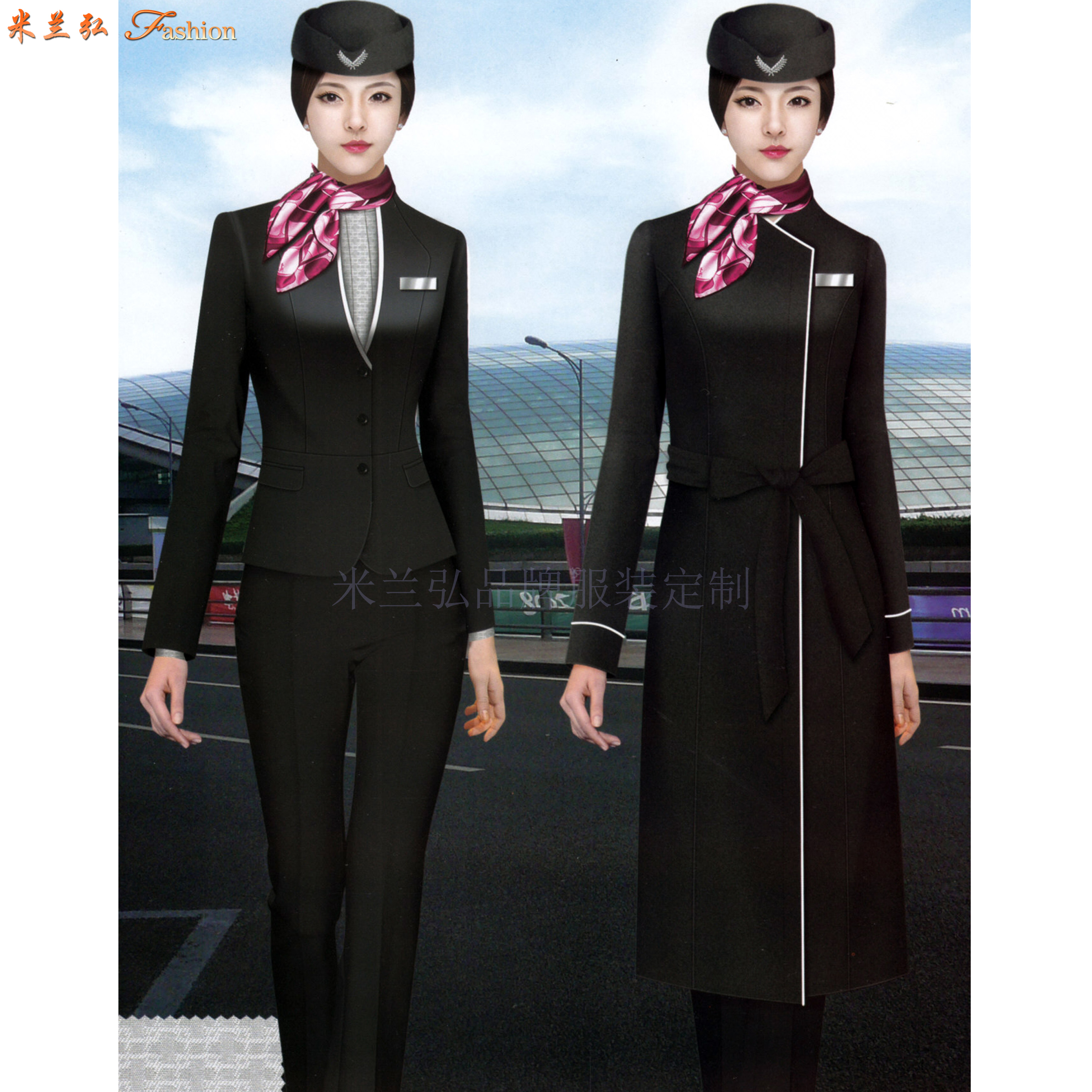 「航空大衣」量身定制各大航空公司的冬季大衣-米蘭弘服裝-5