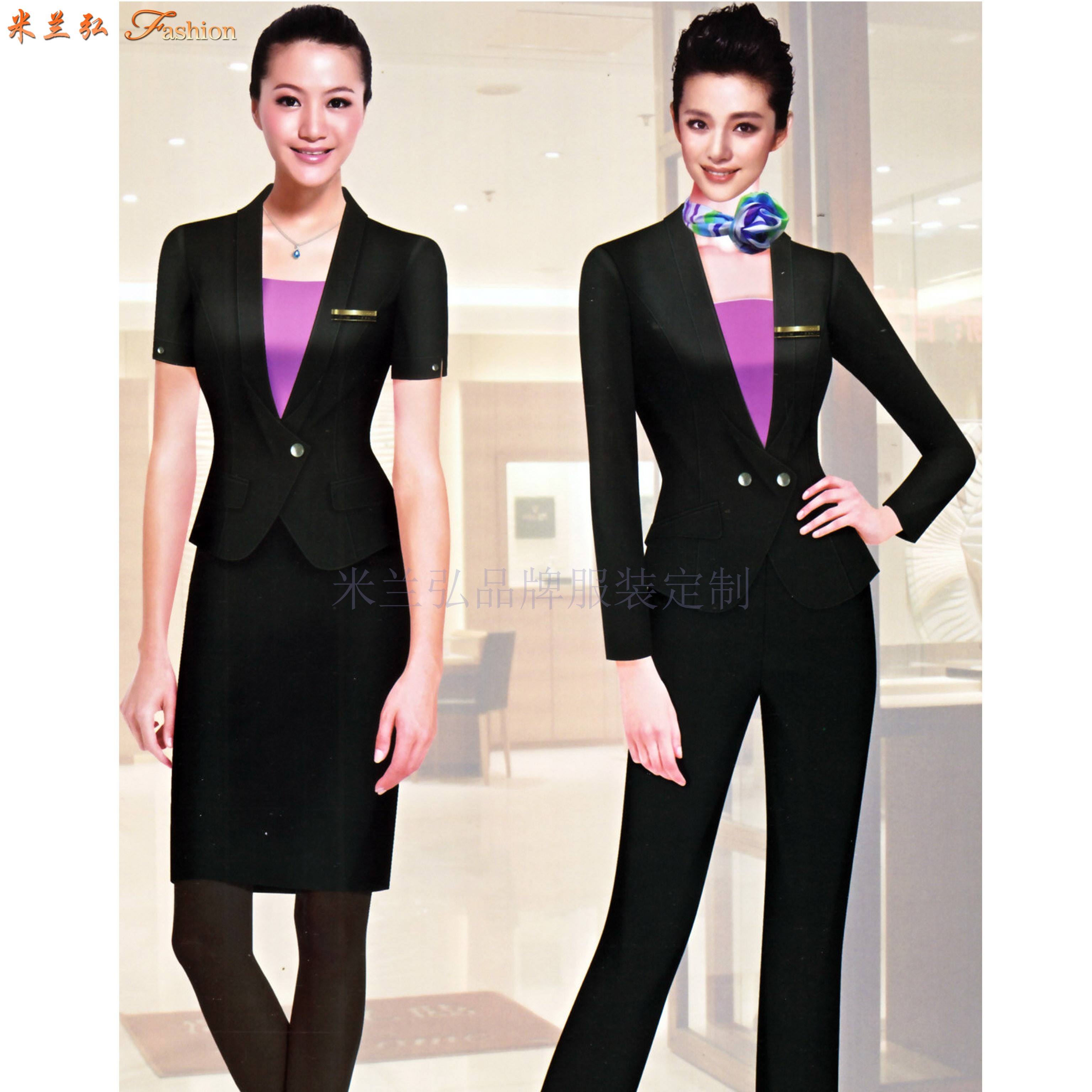 OEM定制职业品质通勤女装 气质舒适设计感白领西装领全品类连衣裙-阿里巴巴