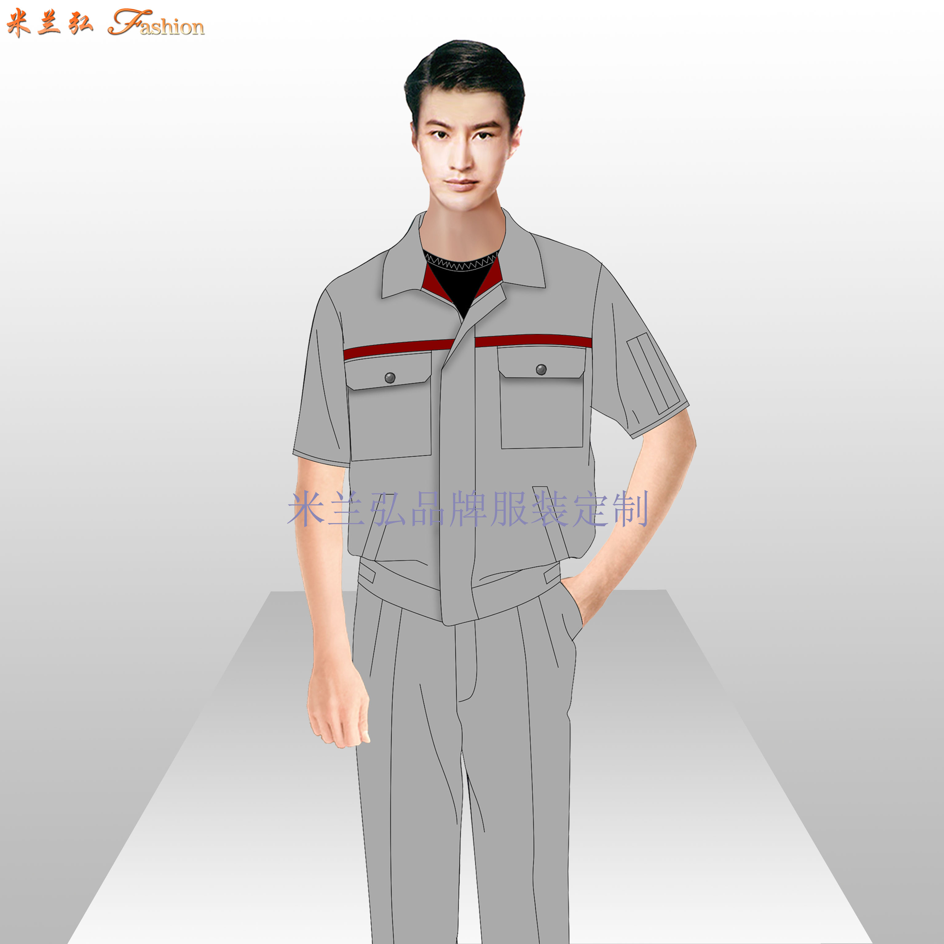 贵州工作服厂家-工作服定做价格图片-米兰弘服装-2