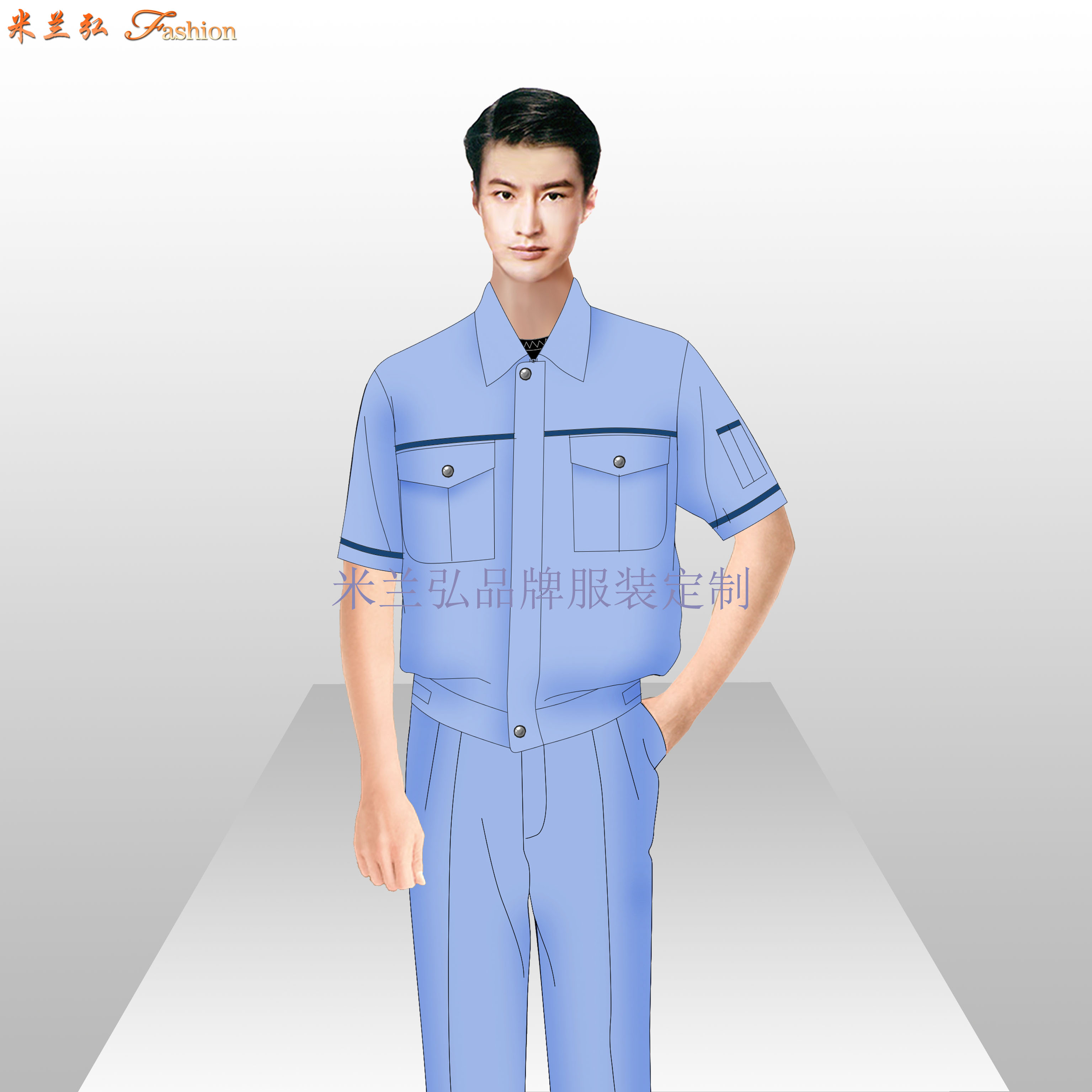 白山工作服_价格_公司_图片_评论-米兰弘工作服厂家-5