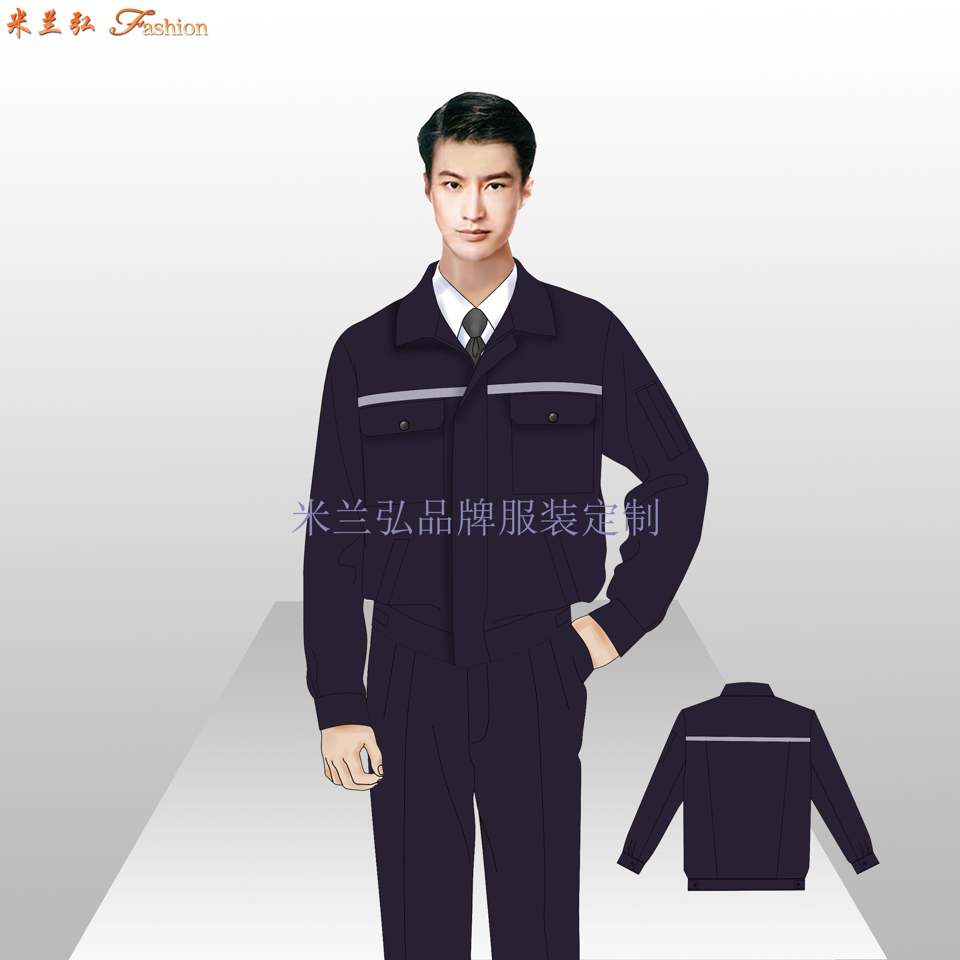 广州工作服定做_多少钱_公司_图片_口碑-米兰弘工作服厂家-2