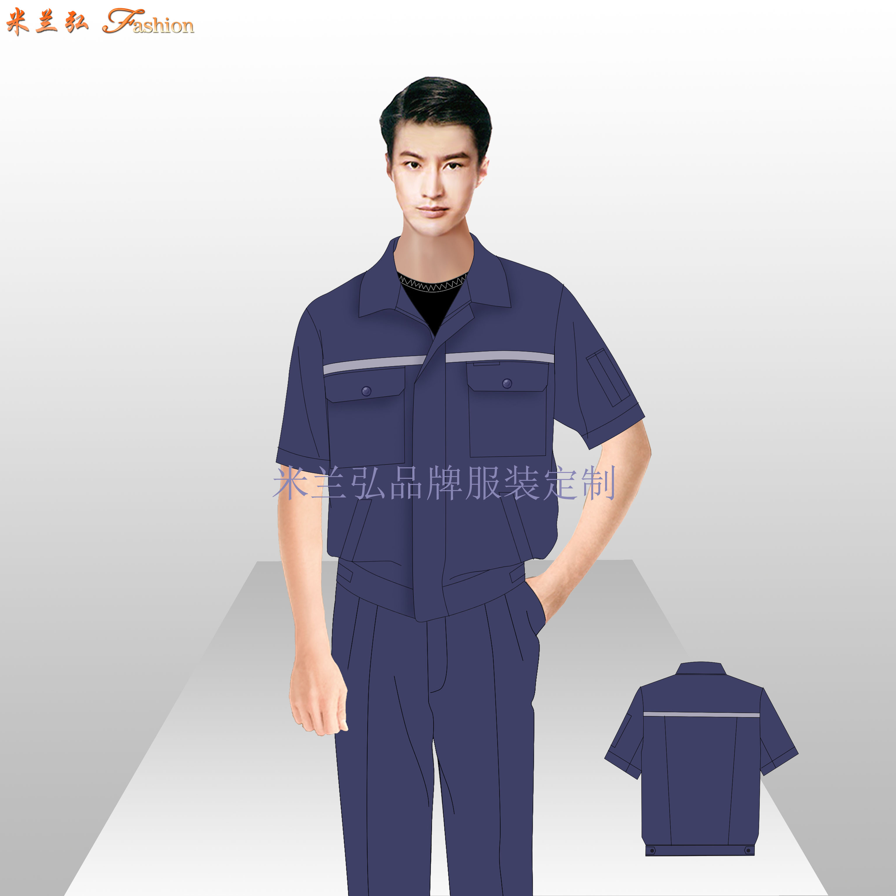 广州工作服定做_多少钱_公司_图片_口碑-米兰弘工作服厂家-5