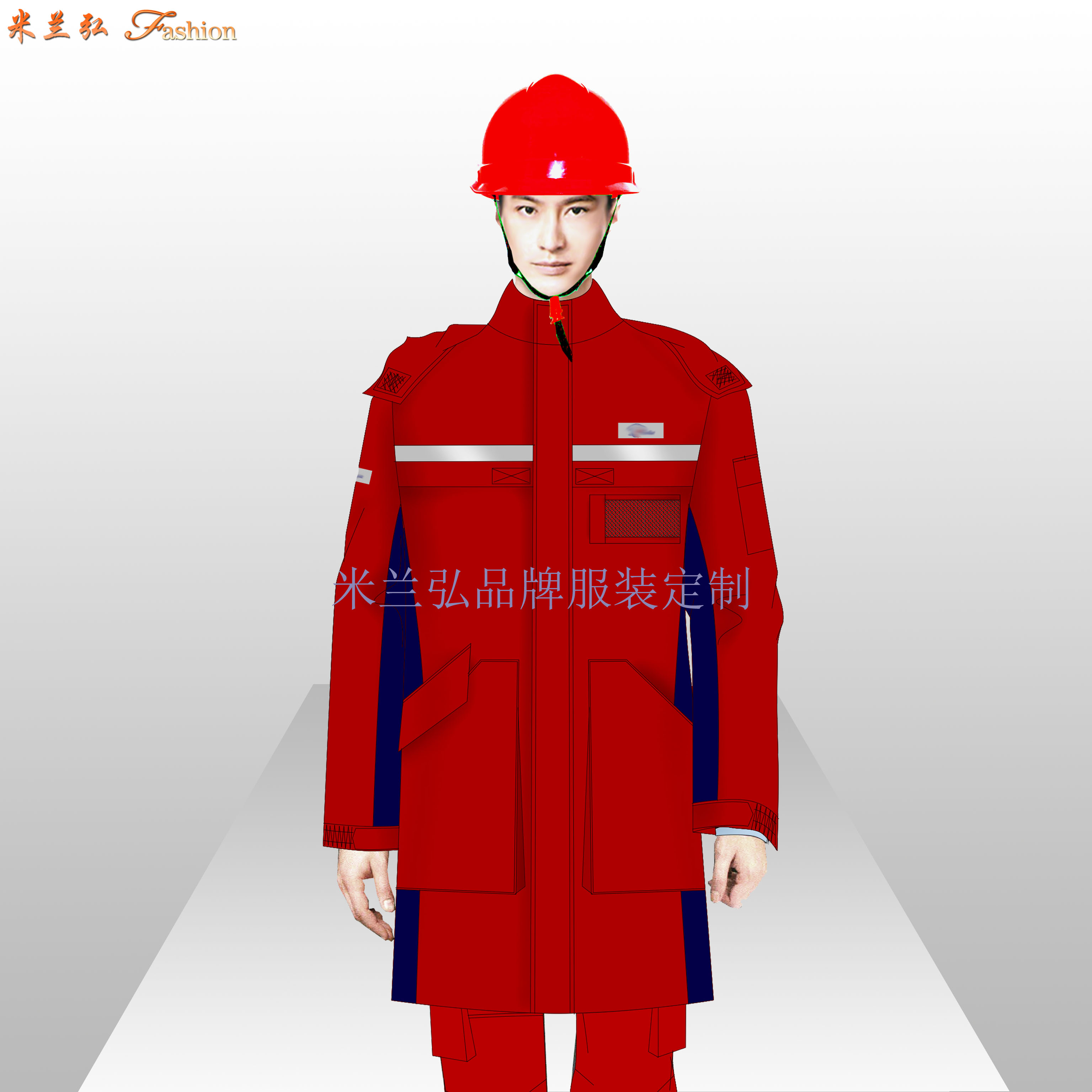 广州冬天工作服定做_广州冬季服装订做-米兰弘服装厂家-3