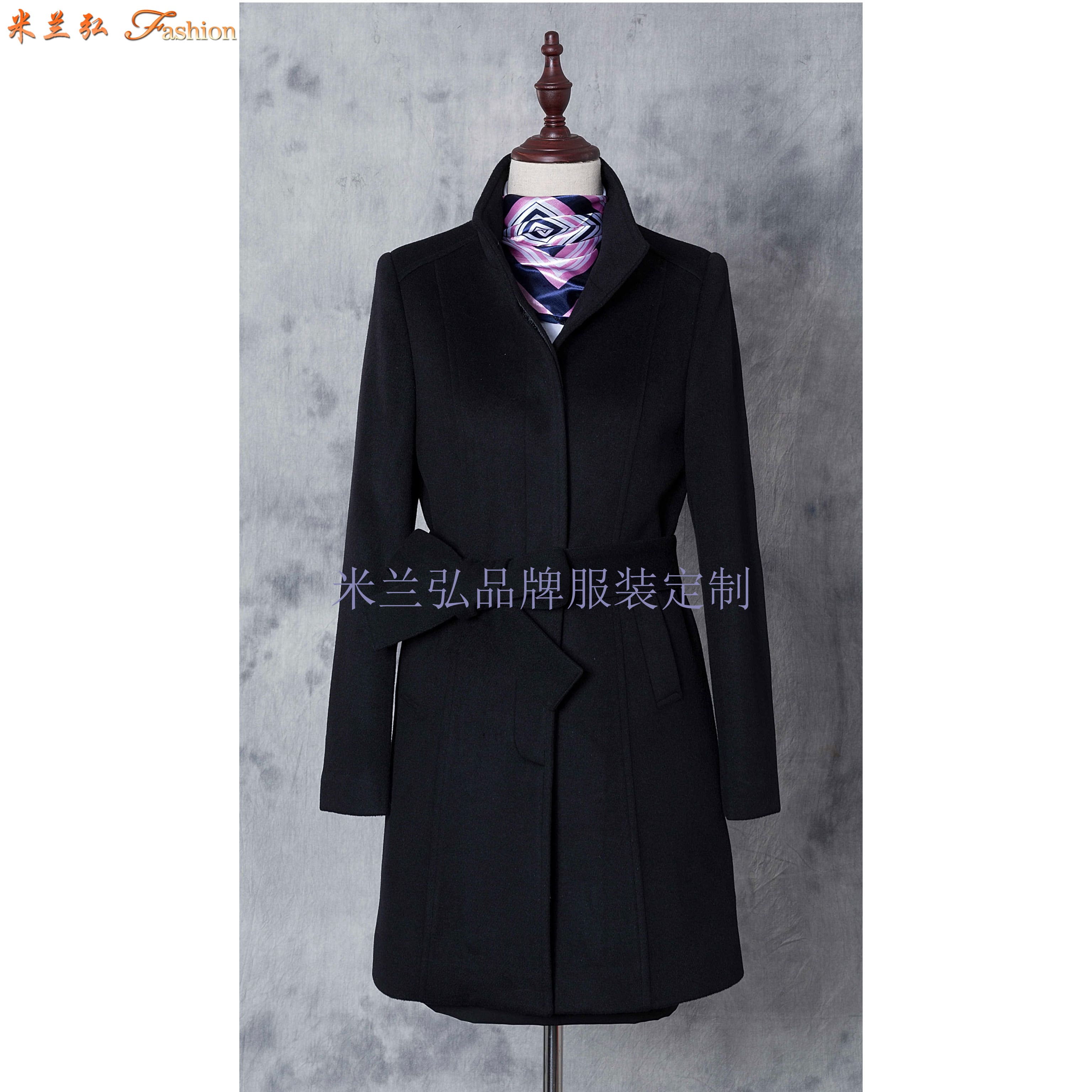 黑色双面羊绒皮饰大衣 | ANEST COLLECTIVE | 中国官方网站