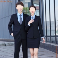交通银行职工毛涤西服8