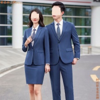 雾霭蓝男女式西服图片13