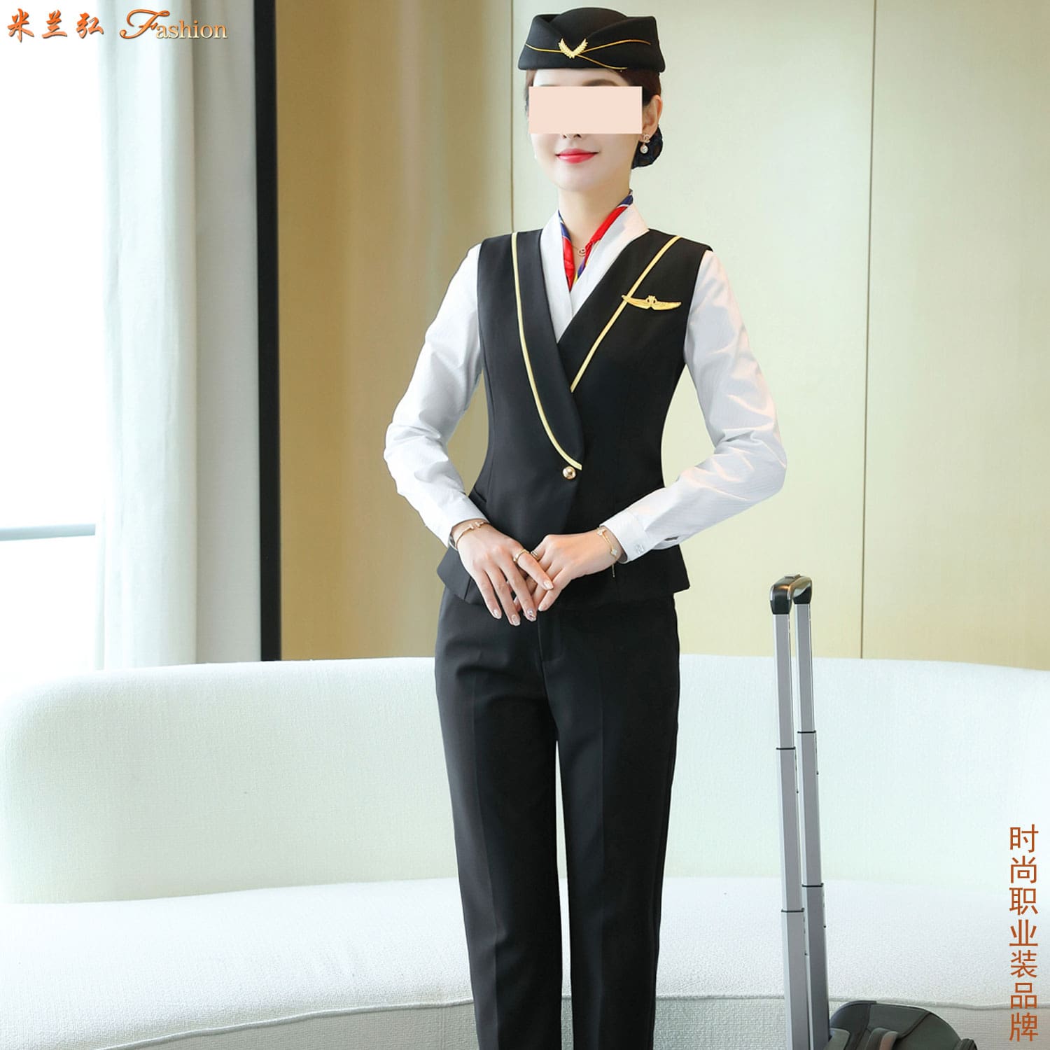 黑色空姐服系列图片a
