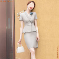 西服职业装女短袖图片a