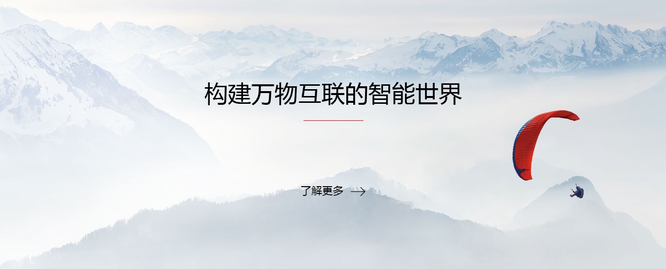 想起华为官网的这句企业愿景:构建万物互联的智能世界.