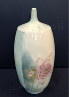 杨慧·《荷塘清韵》300件瓷瓶