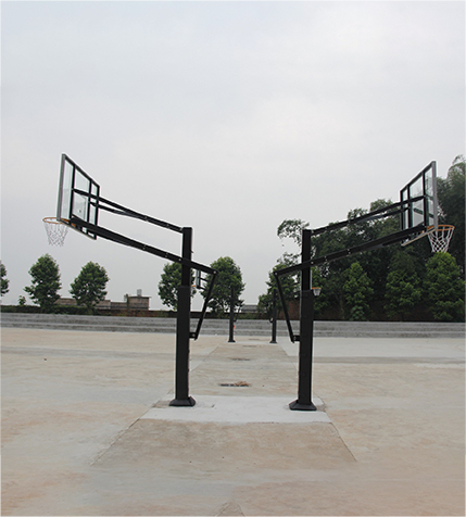 领先体育户外高度可调式篮球架