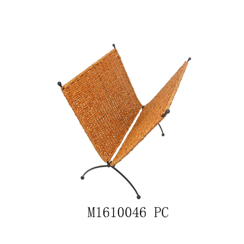 铁架草绳报纸夹