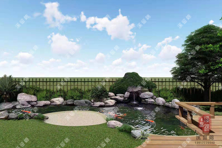 庭院锦鲤鱼池过滤系统设计施工 溪留锦鱼池过滤