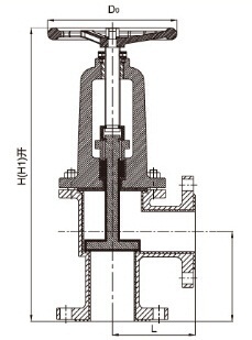 J44F46衬氟角式截止阀2