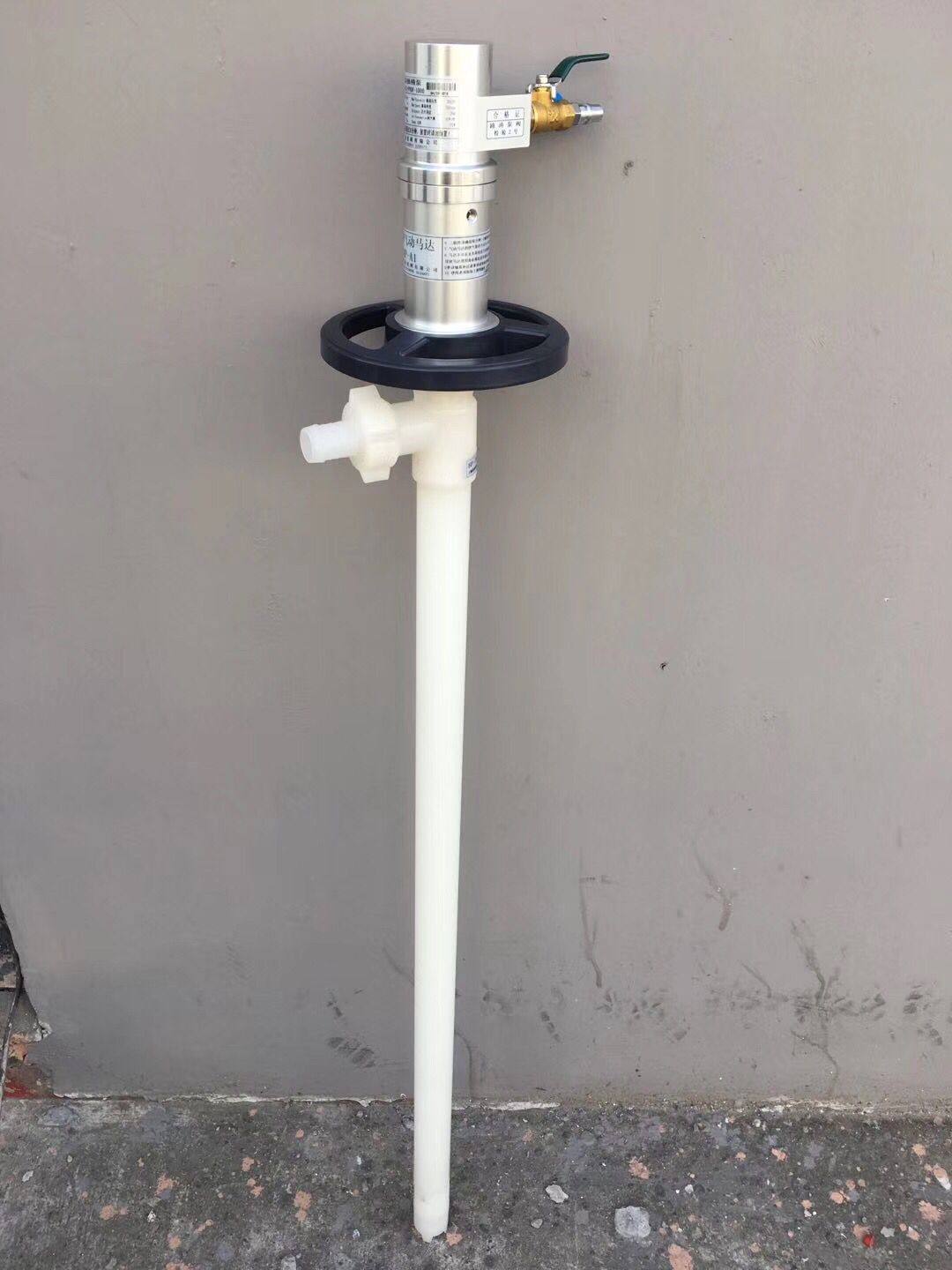 防爆式气动插桶泵-耐酸碱气动抽液泵