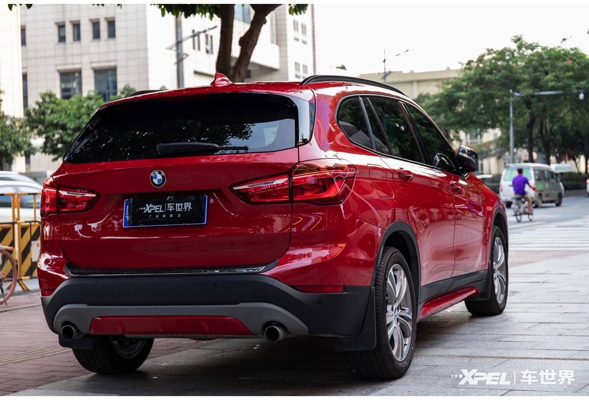 墨尔本红|宝马x1贴xpel lux plus隐形车衣,车世界汽车贴膜