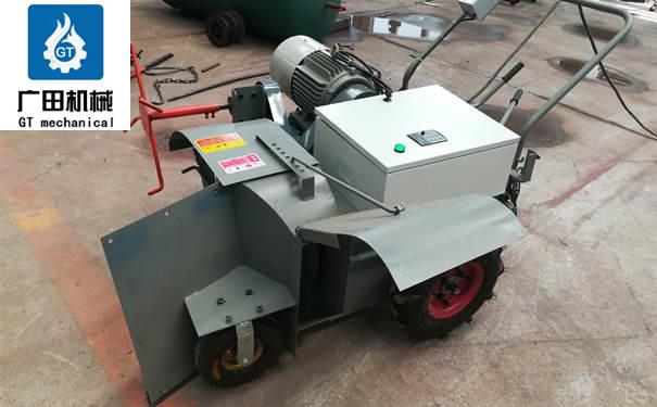 郑州广田小型手推翻抛机变频调速