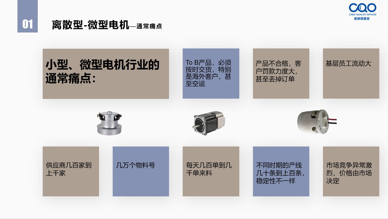 电机行业QMS案例
