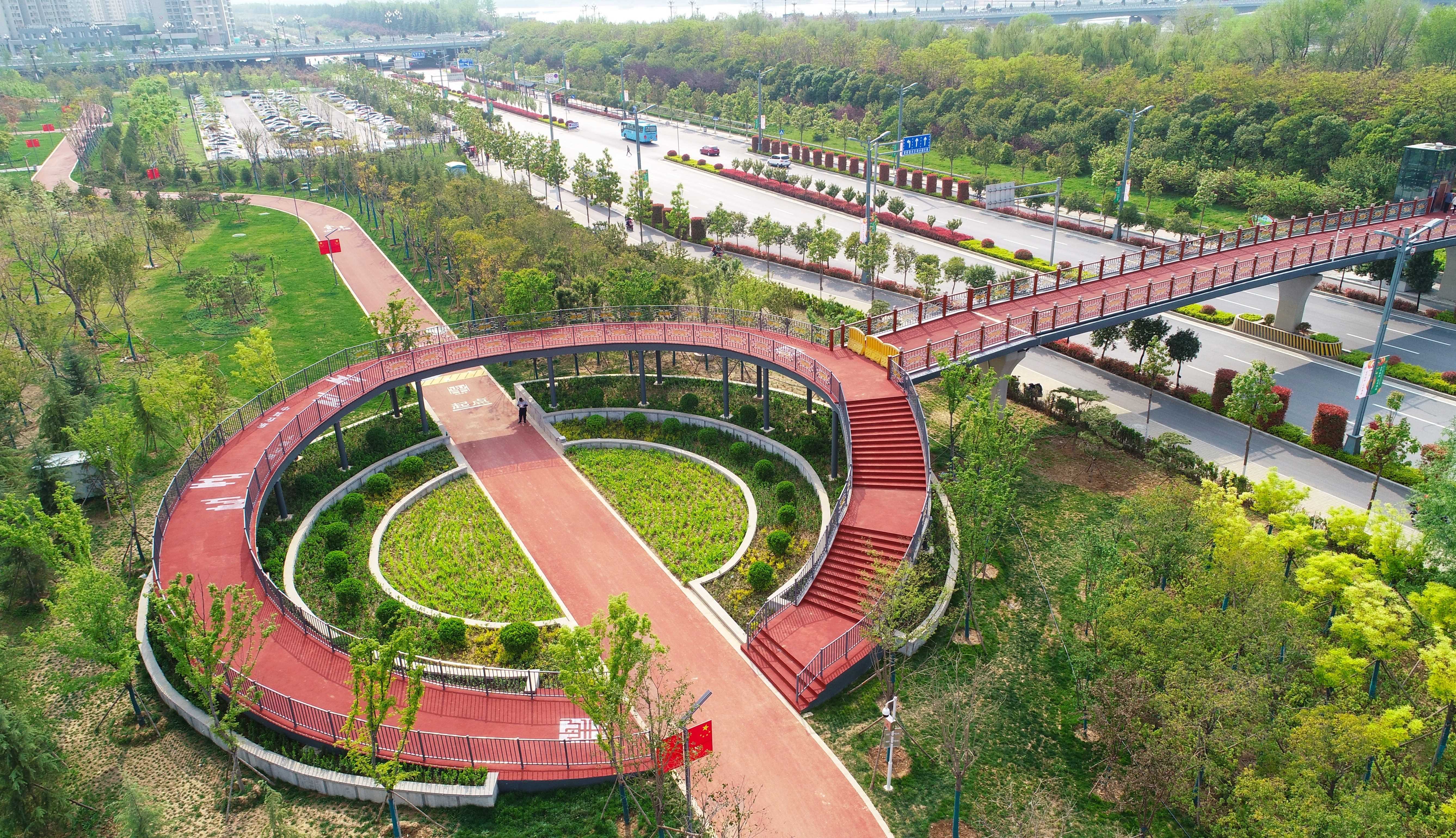 洛阳文博体育公园让市民畅享生态红利