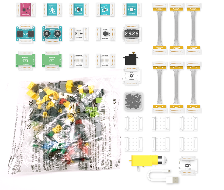 神奇的电子积木教具x1